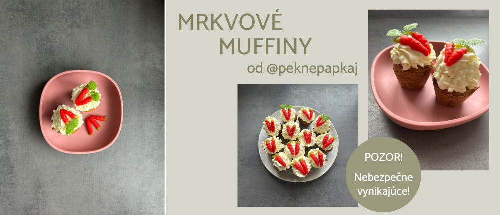 MRKVOVÉ MUFFINY S MASCARPONE KRÉMOM 
